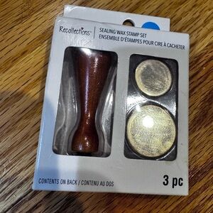 Recollections round Wax Stamp Set